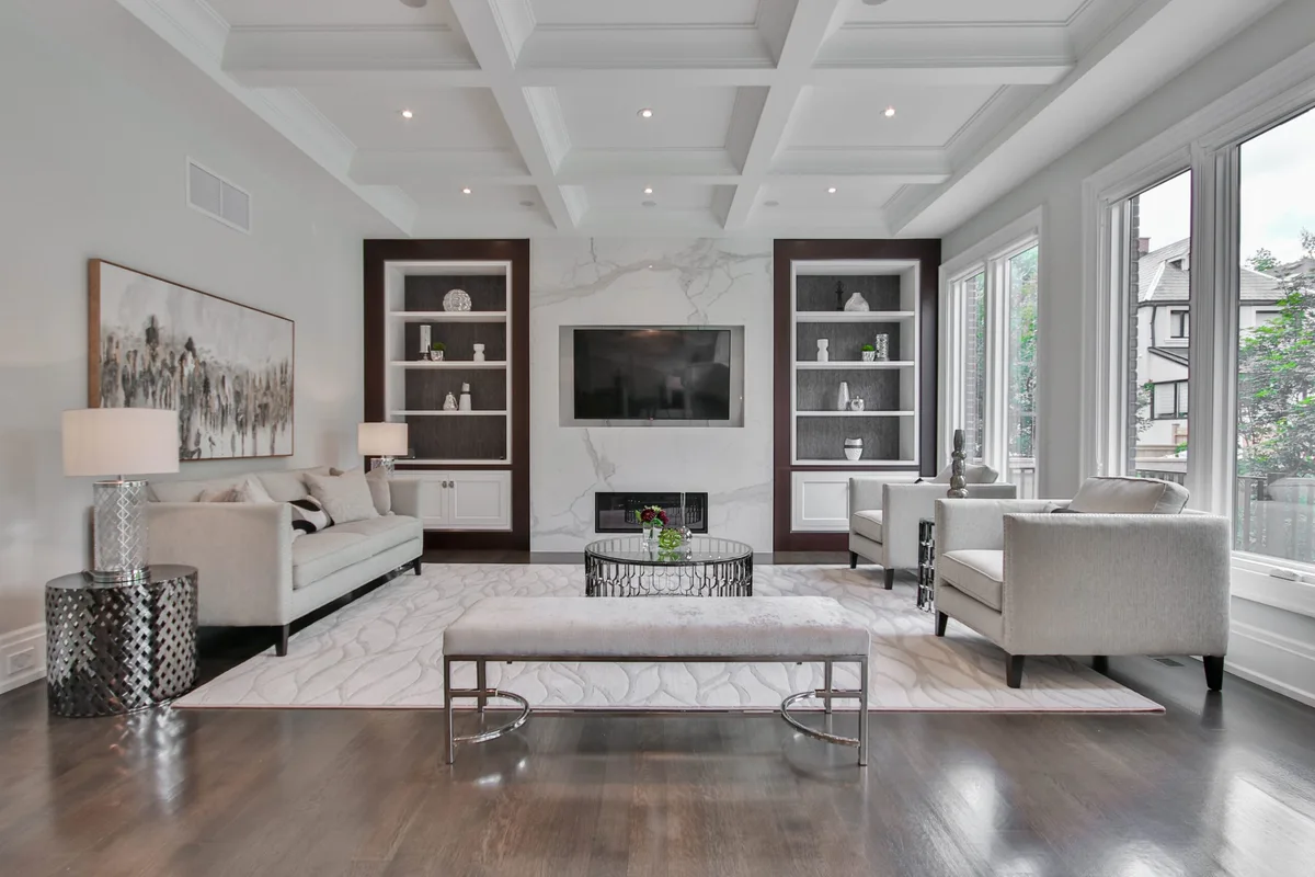 Clean living room