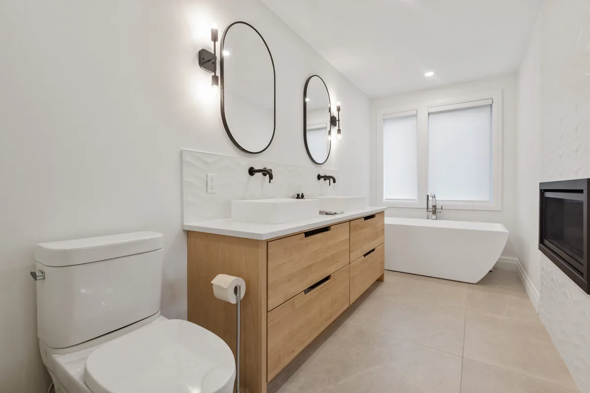 Clean bathroom